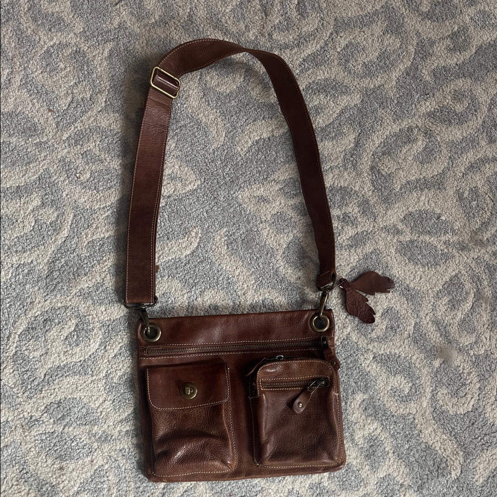 Roots Canada Leather Bag